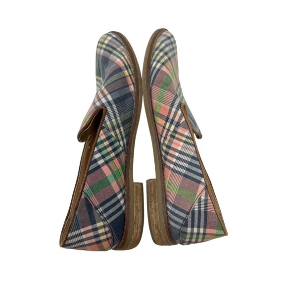 Sperry Plaid Slip-On Canvas Upper & Rubber Sole Loafers Women's Size 8 - Picture 7 of 9